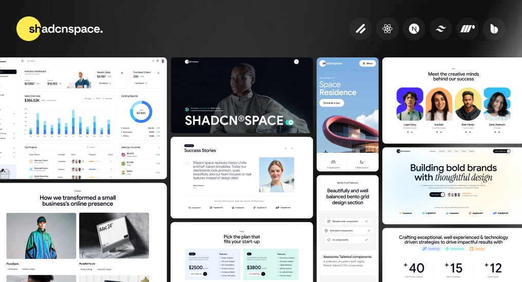 Shadcn Space Creating extraordinary UI in a world full of components, blocks, and templates