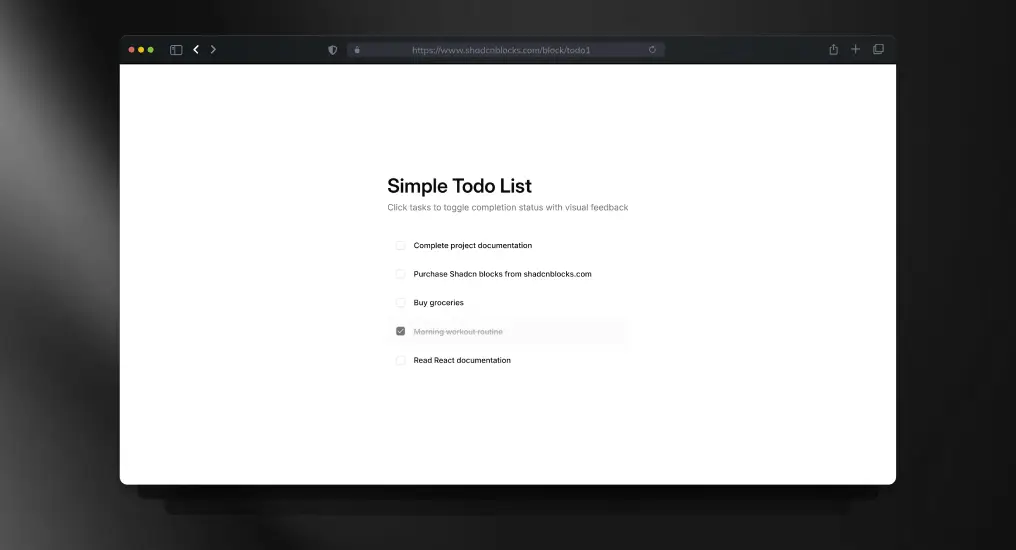 Simple Todo List

