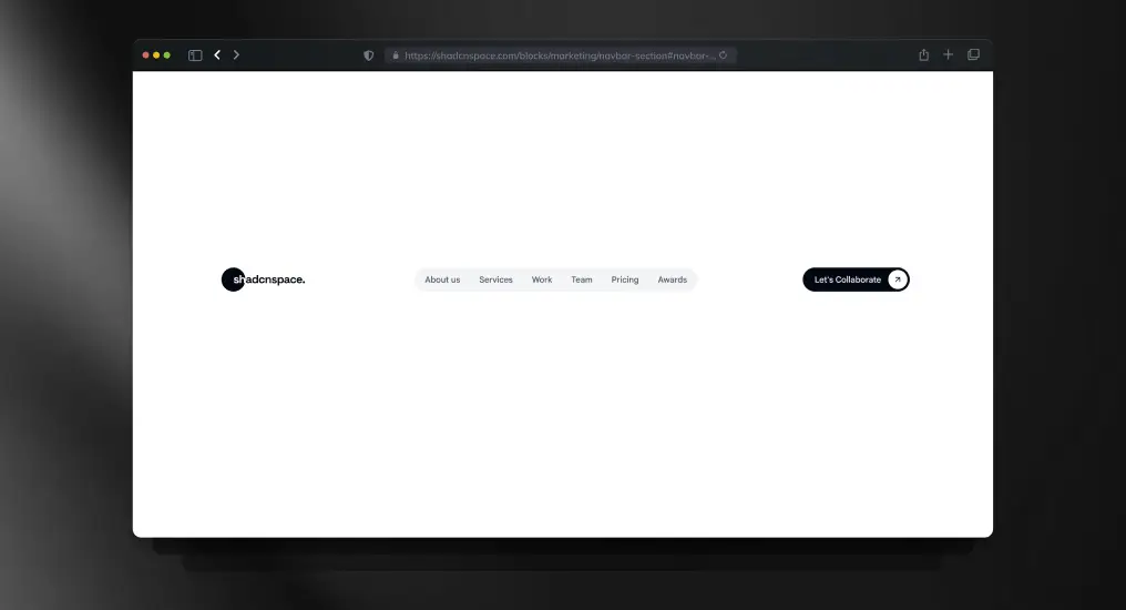 Navigation Bar Block
