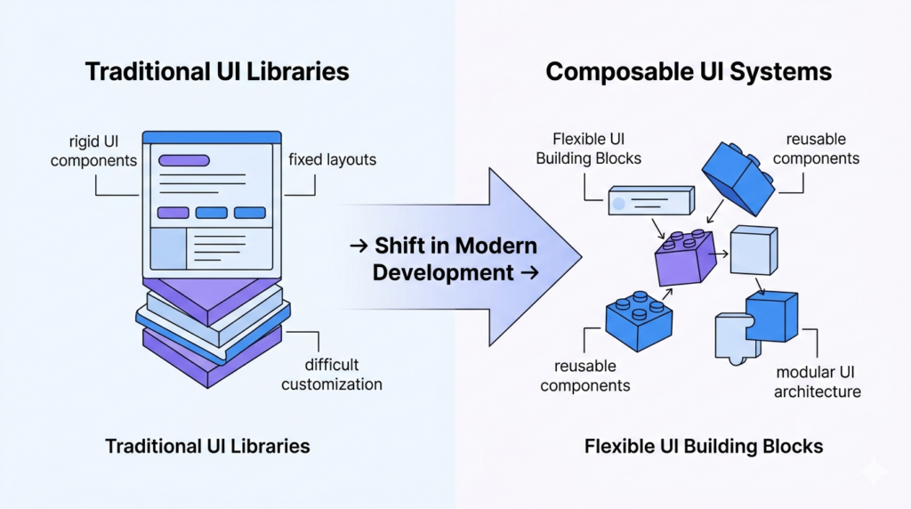 shift from traditional UI Libraries