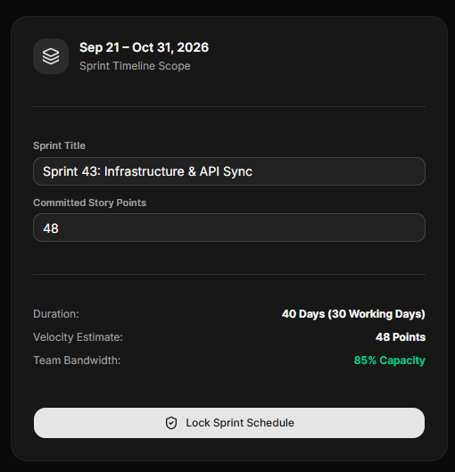 Turn dates into planning metrics